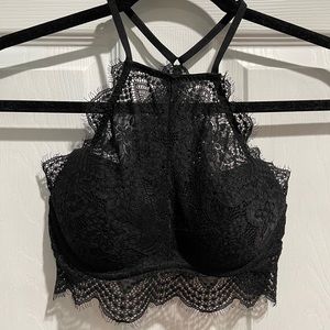 Victoria’s Secret Lace High-Neck Bralette